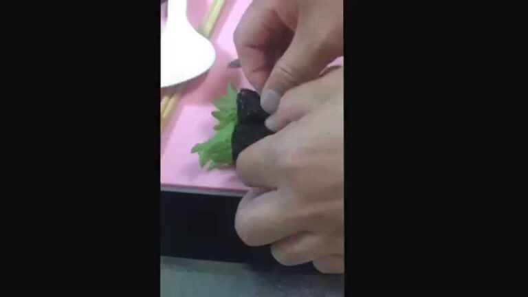 お弁当今日の一品 竹輪の大葉海苔巻き