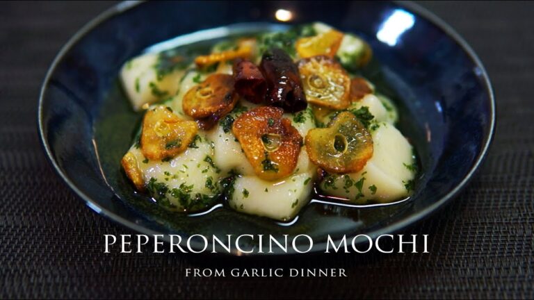 にんにく食堂の『ペペロンチーノもち』作り方/レシピ