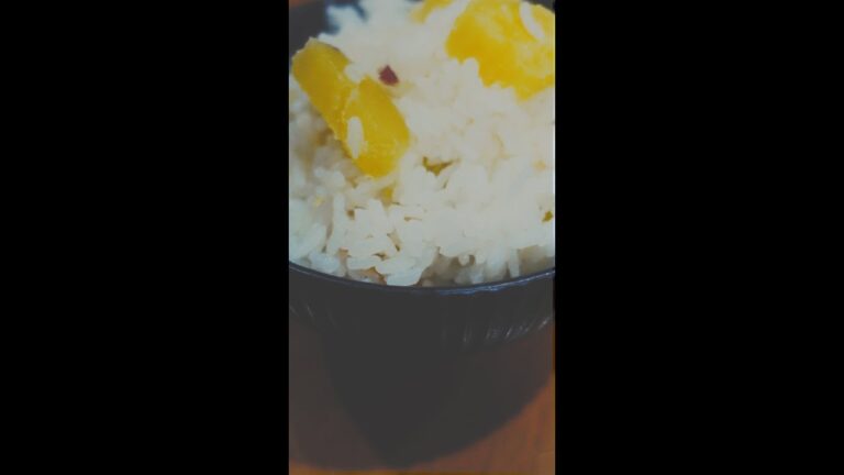 【秋の味覚】さつまいもご飯#shorts
