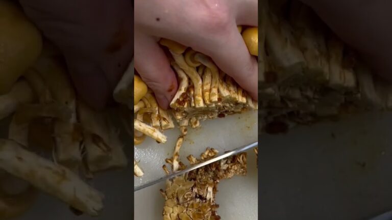 なめこを切る【なめこのから揚げ】