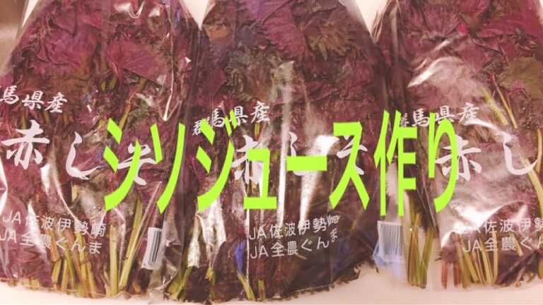 シソジュース作り