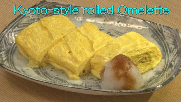 【ふわふわの　京風だし巻き玉子　10のコツ】京料理人の家庭で作れるレシピ (Eng Sub)　おばんざい　 Fluffy rolled Omelette　Kyoto-style 10 secrets