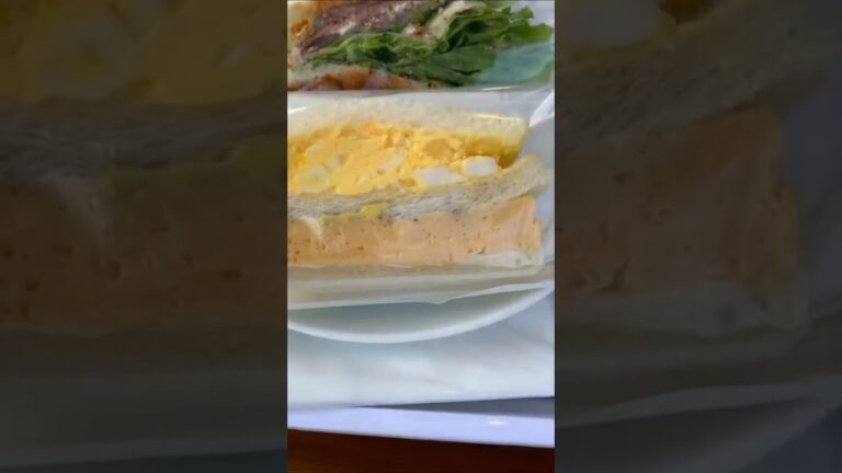 【Wたまごサンドウィッチ】サンドウィッチの名店#shorts #サンドウィッチ #たまごサンド#eggsandwiches #つくば市グルメ#テイクアウトランチ #茨城県グルメ #モリス