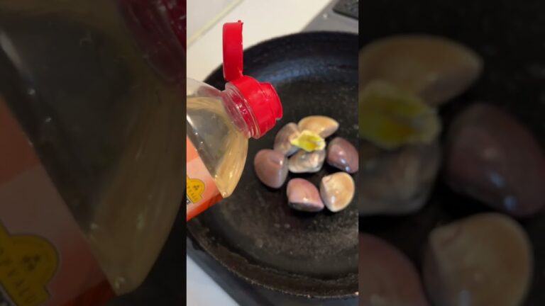 はまぐりのバターみりん蒸し