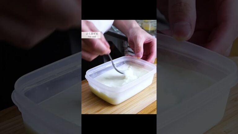 牛乳と砂糖だけ！濃厚アイス作り方！ #shorts