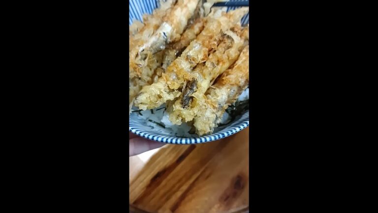 ししゃも天ぷら丼#Shorts