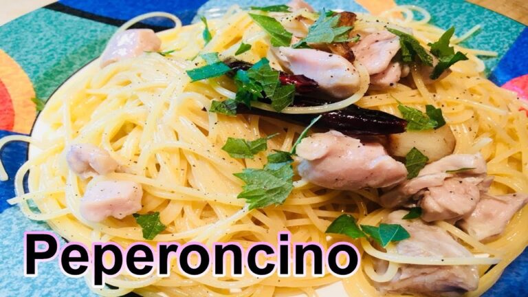 【和風ペペロンチーノ】鶏肉とにんにくでシンプルに！