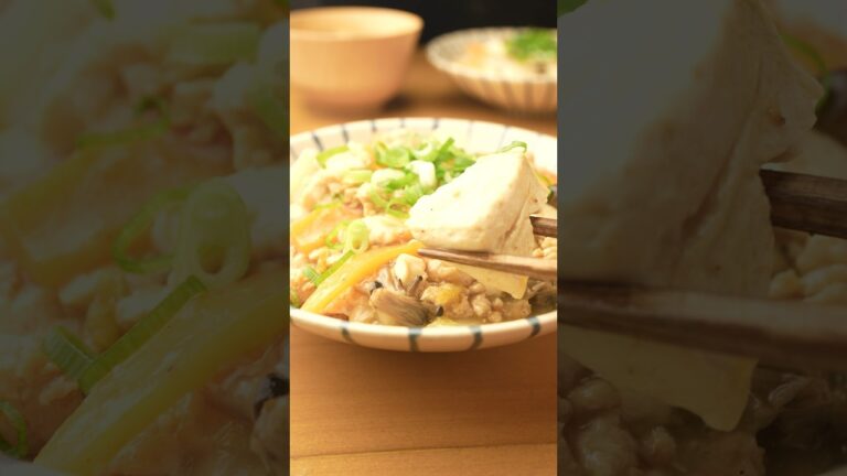 ひとくちで彼が笑顔になった『豆腐のうま煮』