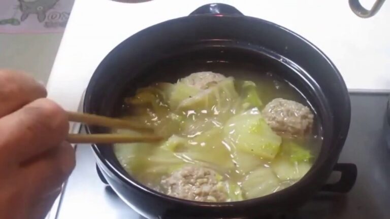 続・白菜と肉団子の雑炊