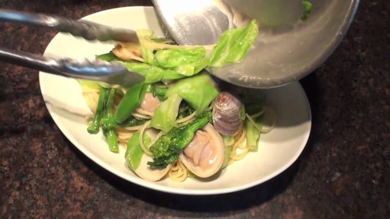 Domani クッキングレッスン《ハマグリと春野菜のスパゲティー》