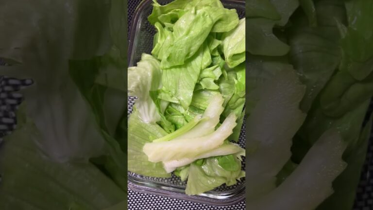 QUICK COOK レタス・セロリ・焼豚・ナッツのサラダ life with vegetables, cooking an easy salad for lunch 2023.03.06