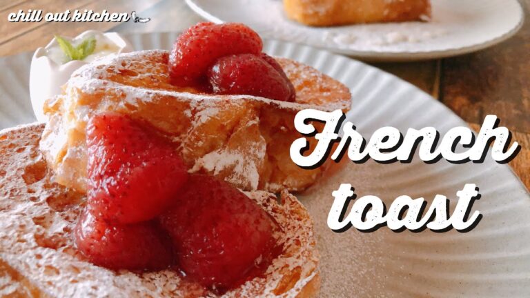 Strawberry&honey&french toast/いちごと蜂蜜とフレンチトースト.