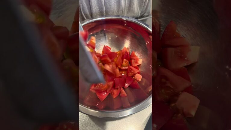 【リコピン豊富】美肌を作る/夏の爽やかトマトマリネ #ダイエット #料理 #ヘルシー