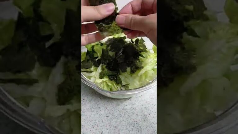 スピード料理！食べはじめたら止まらないレタスナムル