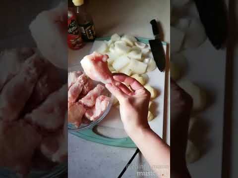 【炊飯器で♡】手羽元のタレじゃが