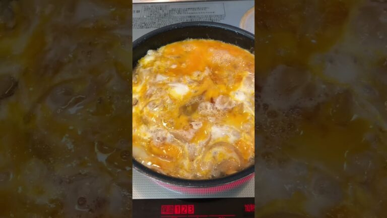 【簡単おつまみ】親子丼　鶏肉の卵とじ　 #shorts