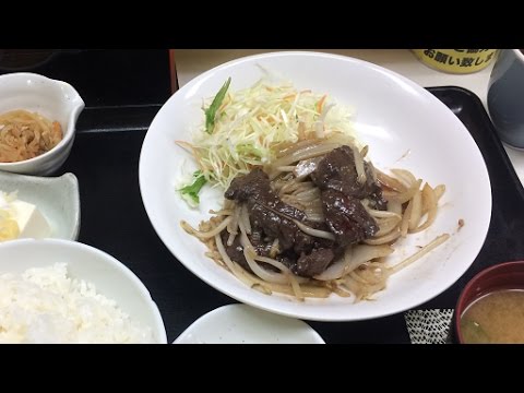クジラの生姜焼き定食(新宿御苑前の花膳)／いきなりステーキに便乗したイカしたラーメン☆