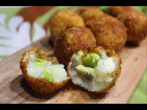 そら豆のチーズコロッケ