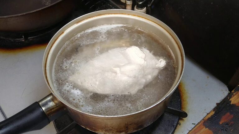鶏むね肉を茹でるときの火加減
