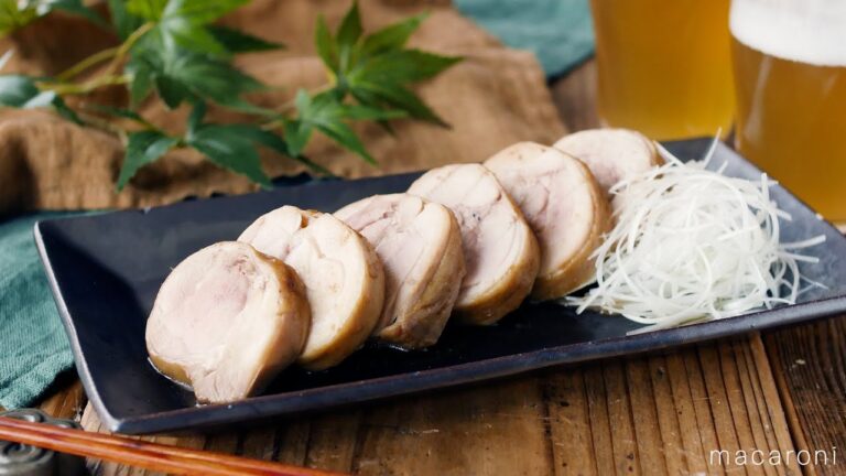 【鶏チャーシュー】レンジで簡単！材料2つで完成♪ラーメンのトッピングにもおすすめ｜macaroni（マカロニ）