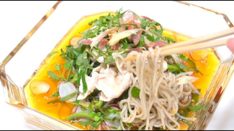 冷た〜く冷やして召し上がれ！冷やしそば！