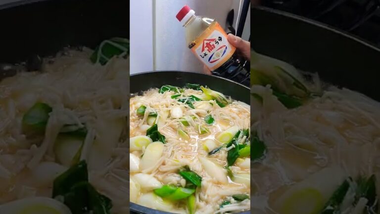 これぞ令和4年の米ドロボ～葱なめ茸【中華風】