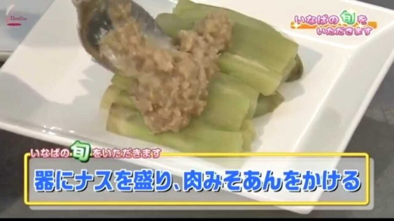 【JA鳥取いなば】蒸しナスの肉みそあんかけの作り方