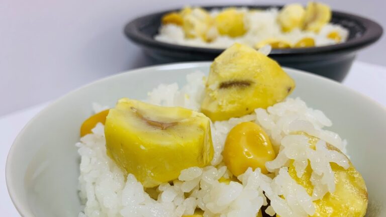 秋の味覚祭り！ 栗ご飯　~ Chestnut rice ~ 【 ぼっちシェフ 】