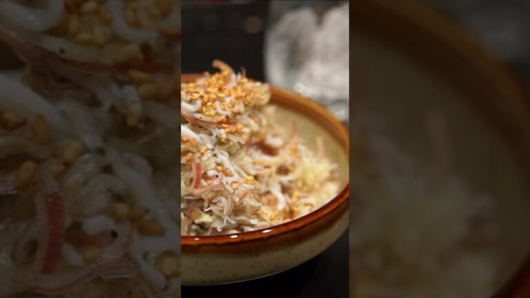 シラスとみょうがの香味和え②　#shorts