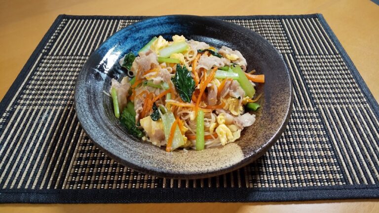 そうめんチャンプルー オイスター風味 2021.7.21放送