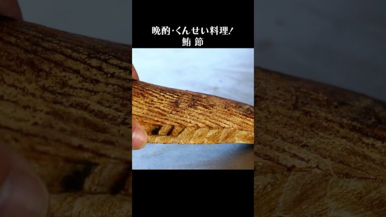 まぐろ節 #shorts #燻製 #刺身