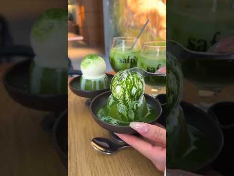 浅草で食べた超濃厚抹茶プリンアフォ ガード🍵温かい抹茶ソースをかけて抹茶 感プラスできるようになってた! #浅草グルメ