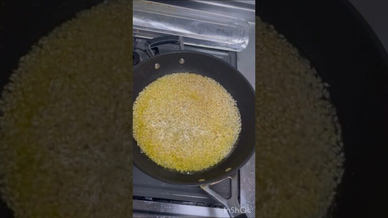 生米からチーズリゾットを作る