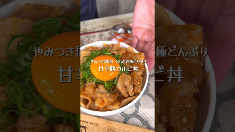 失敗なしの究極豚カルビ丼