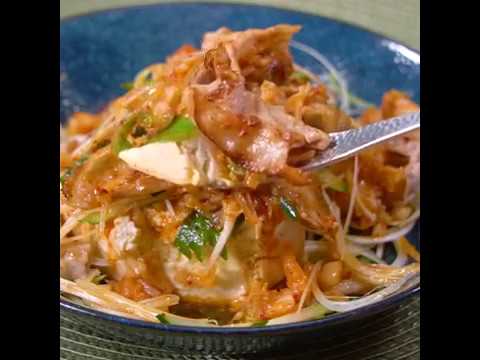 相性バツグン！ キムチだれのカリッと豚豆腐 ｜ moguna[モグナ]
