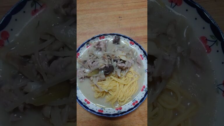 #スープスパゲティ、#自家製クリームスープスパゲティ