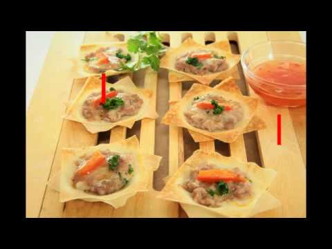 パーティや女子会におススメ！アジアン風　春巻きのカナッペ