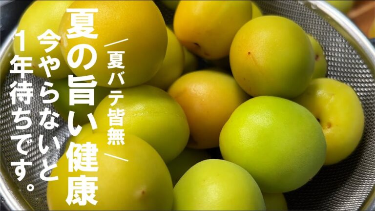 これで夏バテ皆無【冷蔵庫で簡単に出来るよう考えた万能】梅酢漬。