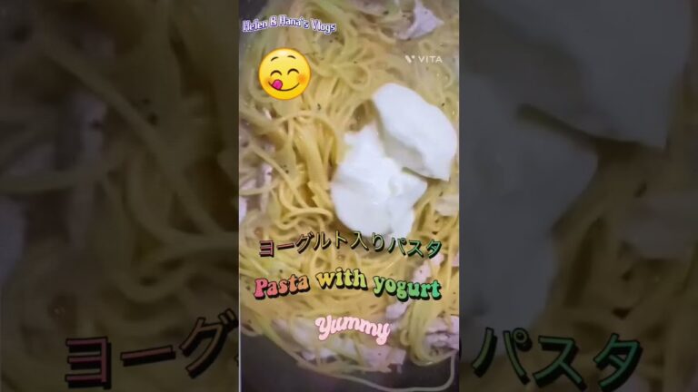PASTA WITH YOGURT(ヨーグルトパスタ)@HelenHanasMixVlogs617 2022年12月6日