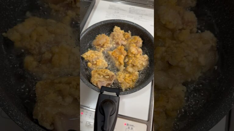 ヤンニョムチキン食べたくなって急遽作り出した🇰🇷【韓国料理】#韓国料理 #ヤンニョムチキン #illit