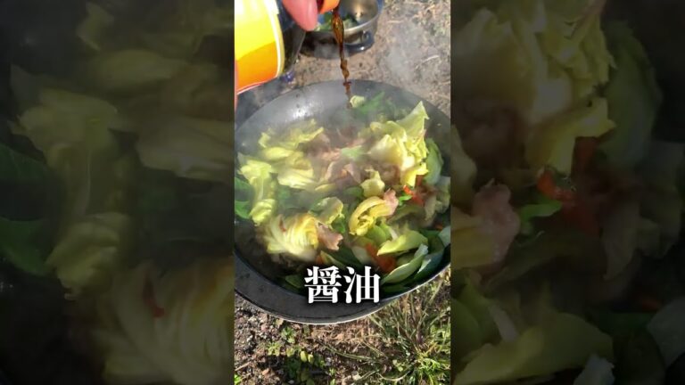 畑で作る！採れたて九条ネギを使った【塩焼きそば】