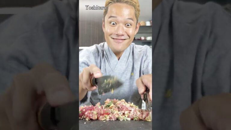 いや、これはヤバイでしょ！アジやイワシだけじゃない！【鰹（カツオ）なめろう】《Katsuo no namerou(Chopped bonito with miso) 》
