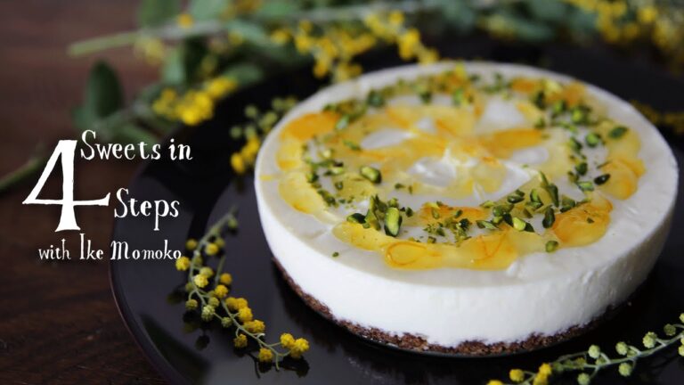4stepで出来るムース風レアチーズケーキの作り方 | Fluffy Cheese Cake : Sweets In 4steps with Ike Momoko