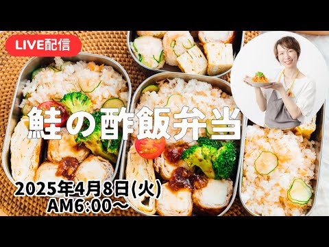 【4月8日朝 LIVE】お花見にも！華やかな鮭の酢飯🌸Gorgeous salmon vinegared rice🌸