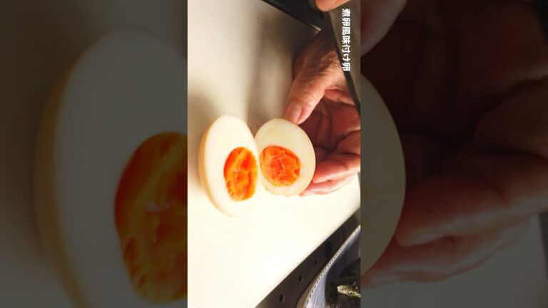 超簡単！煮卵風味付けたまごの作り方／ばあちゃんの料理教室 #shorts