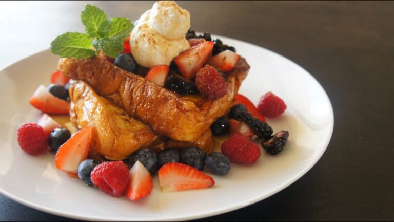 [フレンチトースト]   ブリオッシュを使った優しいフレンチトースト