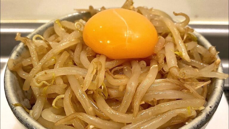 【10分×90円】もやしユッケ丼