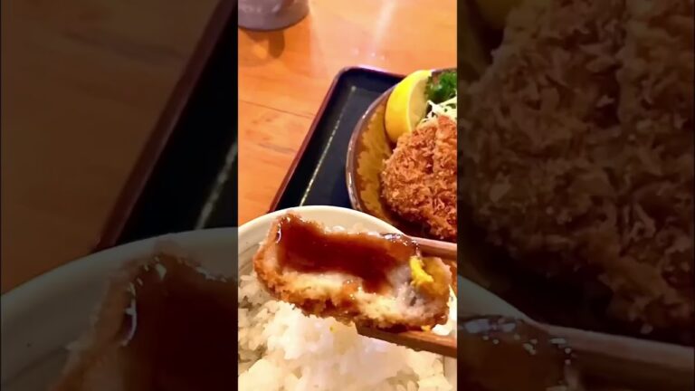 平日ランチでお得に食べられるロースカツ【栃木県那珂川町】レストラン 巴夢【栃木グルメ】#shorts