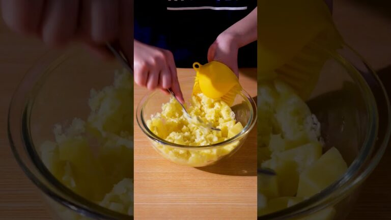 【キャンプにも♪】ビッグチーズいももち #shorts