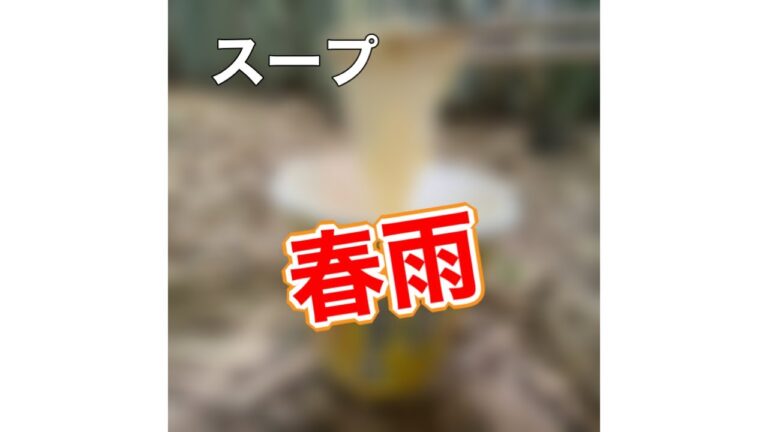 30秒でスープ春雨を作る動画